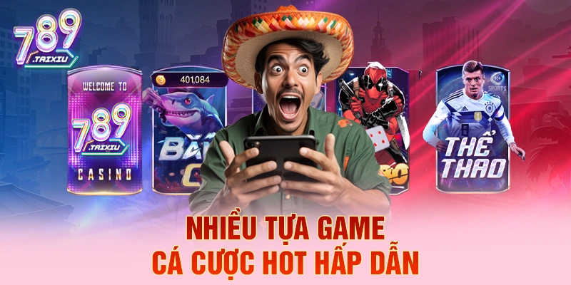 Các tựa game cá cược hấp dẫn tại f68
